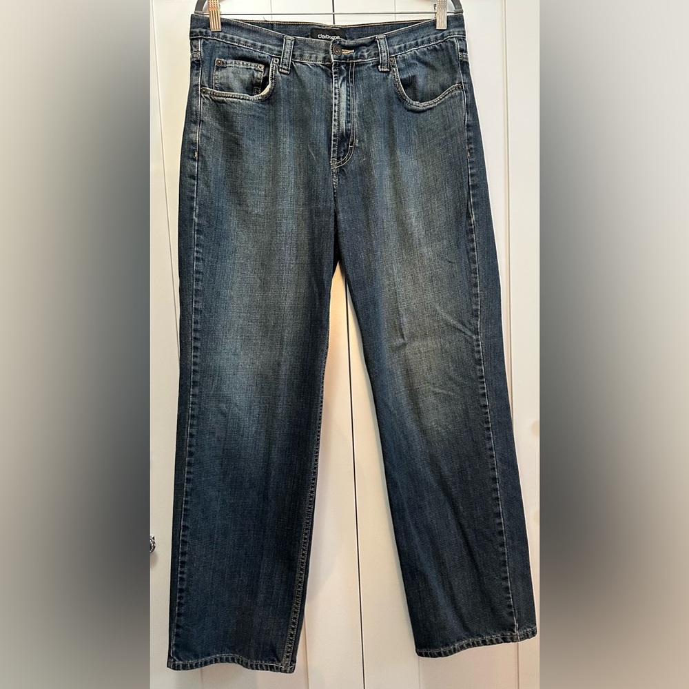 Claiborne Men's Relaxed Fit Blue Jeans Sz 34/32